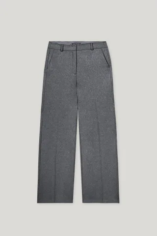 Luisa Cerano - Hosen Weiblich dark grey melange - Gr. - 40