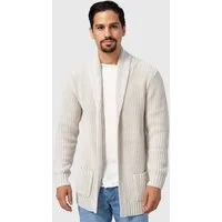 Indicode Strickjacke Herren Anaheim Herrenstrickjacke mit 2 aufgesetzten Taschen