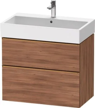 Duravit D-Neo Waschtischunterbau wandhängend Nussbaum Matt 784x442x625 mm - DE4373004790000 DE4373004790000