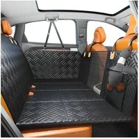 Ledander Tier-Autoschondecke Hunde-Autositzbezug für Rücksitz, Hundedecke Auto Rückbank, Wasserdicht, harte untere Rücksitzverlängerung für Hunde