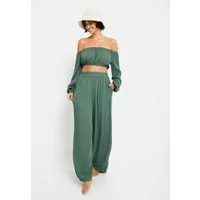LSCN by LASCANA Carmenbluse in verkürzter Länge