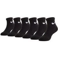 Nike Sportswear Socken NHB DF PERFORMANCE BSIC QUARTR (6-Paar) 6er Pack, für Schule, Freizeit und Sport, aus Baumwollmischung
