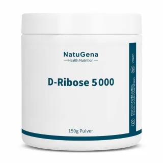 NatuGena D-Ribose 5000 | 150 g Pulver | vegan