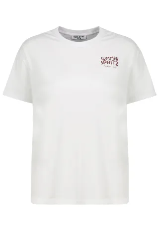Authentic Style - RE9CIFQtU2hpcnQgUHJpbnQg white (design 1) - Gr. - XS