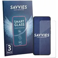 Savvies Displayschutzglas Schutzglas Panzer für Blackview Wave 10, 3 Stück, Schutzfolie Display Schutz Glas Folie klar