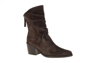 Paul Green 8316-001 dunkel-braun - elegante Stiefelette f?r Damen