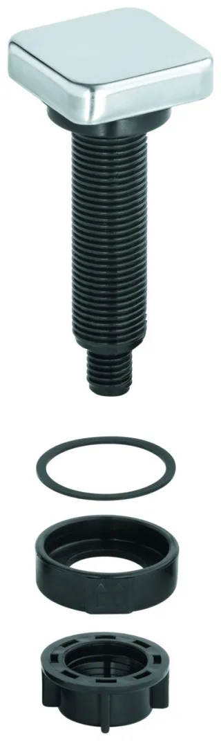 GROHE Drehgriff 42586 für Küchenspülen edelstahl, 42586SD0 42586SD0