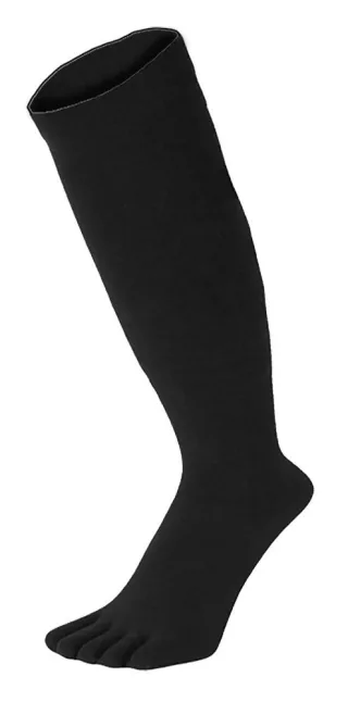 TOETOE - Herren- und Damen-Essentials Kniestrümpfe mit Feuchtigkeitsableitung - Schwarz