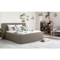 Home affaire Polsterbett Dalina, geradliniges Kopfteil, in 5 Breiten, auch in 220cm Länge