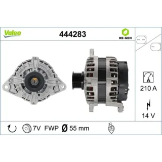 Valeo Lichtmaschine Iveco Daily 6 444283