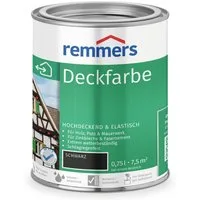 Remmers Wetterschutzfarbe Deckfarbe anthrazitgrau (RAL 7016) 0,75 Liter, für viele Untergründe, hochdeckend, wetterfest