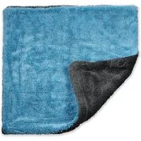 cosey langfaserige Premium Wasch- und Poliertücher für Auto und Haushalt Mikrofasertuch (hoch saugfähig, kratzfrei, langlebig, pflegeleicht, maschinenwaschbar, 2x Blau/Grau (1200 GSM)