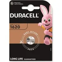 Duracell Batterie Elektronik 1620 Lithiumknopfzelle (CR1620) 3,0V 1S Batterie, CR1620 (3,0 V V, 1 St), zuverlässige Energieversorgung, vielseitig einsetzbar