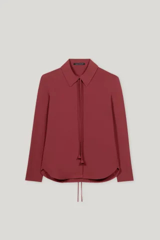 Luisa Cerano - Blusen / Hemden Weiblich berry red - Gr. - 36