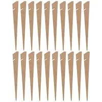 Moritz Zelthering Zeltheringe Holz 30 cm 20 Stück Heringe für Sandboden, (20-St)