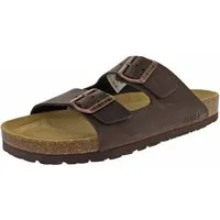 SUPERSOFT Fjort Herren Pantolette mit Lederfußbett Pantolette