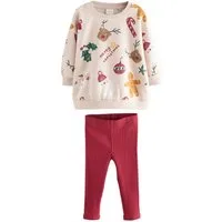 Next Top & Leggings Sweatshirts und Leggings im Set (2-tlg)
