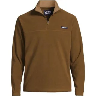 Anyweather Fleece-Pullover mit Reißverschluss, Herren,  Braun, Polyester, by Lands' End