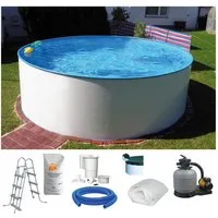 Clear Pool Rundpool MAUI II (Set, 7-tlg), inkl. umfangreichem Zubehör in verschiedenen Größen