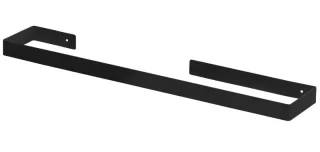 Neuesbad Serie 10 Black Wandmontage Handtuchhalter 600mm, schwarz matt, Material Edelstahl NB1DEADMN6211