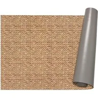 ANRO Küchenläufer abwaschbar Japan LADY Läufer pflegeleicht Küchenteppich, Rechteckig, Höhe: 3 mm, robust schmutzabweisend 67x100cm Rustikal Natur robust