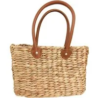 Kobolo Shopper Korbtasche aus Wasserhyazinthe Gr1