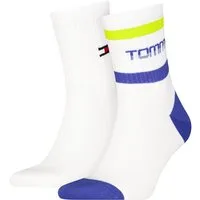 Tommy Hilfiger Kurzsocken TH UNI TJ SHORT SOCK 2P STRIPE MOTION (2 Paar)