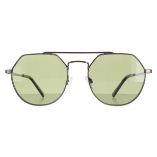 Serengeti Aviator Unisex Matte Gunmetal Saturn Polarisiert Grün 555nm Shelby