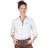 Orbis Textil GmbH & Co. KG Trachtenbluse Trachtenbluse - ADALIE - weiß