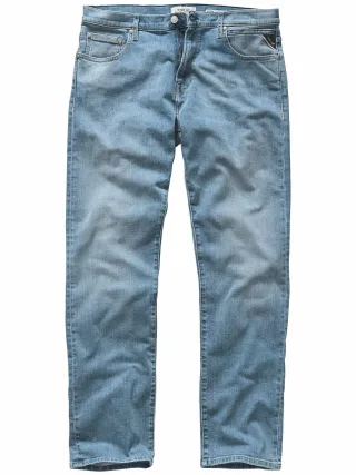 Replay Herren Jeans Aideen Blau 99 % Baumwolle, 1 % Elasthan