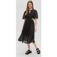 QS Minikleid Kleid Midikleid mit Cut-out