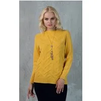 Passioni Strickpullover Pullover mit strukturierter Strickfront