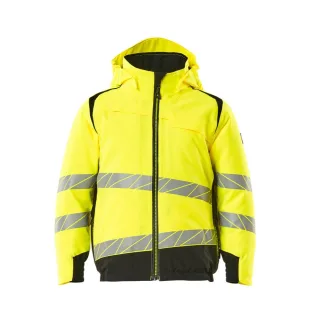 MASCOT Winterjacke für Kinder ACCELERATE SAFE Hi-vis Gelb / Schwarz 104 - 19935-449-1709-104