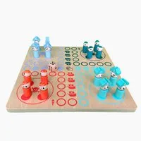 Small Foot Spielesammlung Ludo Piraten Brettchen, brettspiel, Klassisches Spiel mit Piraten-Twist