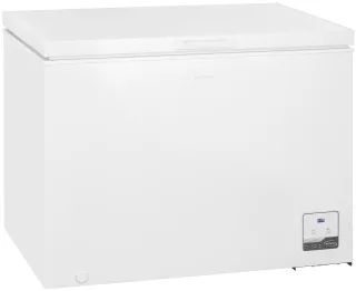 exquisit Gefriertruhe "GT300-050C weiss" 83,5 cm hoch 105,5 cm breit 2-in-1 Gefrier-/Kühltruhe mit LED mit ergonomischer Griffmulde