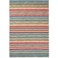 Mazovia Designteppich In- & Outdoor Teppich Wetterfest & UV-beständig Balkon - Bunt, 80 x 150 cm, Höhe 6 mm, Kurzflor, Weich, Pflegeleicht, Flachgewebe
