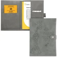 kwmobile Etui Kunstleder Hülle für deutsches Untersuchungsheft, U-Heft Hülle und Impfpass Hülle - extra Fächer - Cover