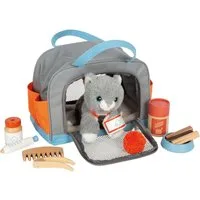 Small Foot Plüschfigur Katze mit Tasche (Set, 15-St), mit Pflege- und Tierarzt-Zubehör
