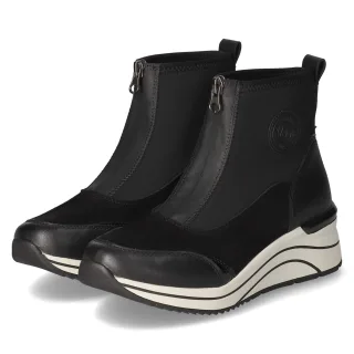 Remonte Stiefeletten  Schwarz - Gr. 36 -  Textil