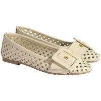 Desa Damen-Ballerinas aus Leder – Atmungsaktives Design mit flachem Absatz Ballettschuh