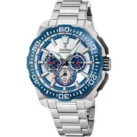 Festina Chronograph Chrono Bike 2025 F20724/1, Quarzuhr, Armbanduhr, Herrenuhr, Edelstahlarmband, analog, Tag