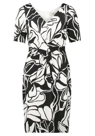 Vera Mont - Jerseykleid black/nature - Gr. - 42