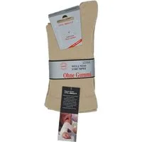 Socks 4 Fun Diabetikersocken Wellness Socken Extra Breit – Diabetes (2-er Bündel, 2-Paar, 2 Paar) extra breit, auch für umwickelte Füße