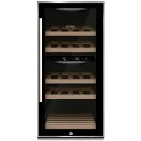 Caso Weinkühlschrank 644, für 24 Standardflaschen á 0,75l,WineComfort 24 black