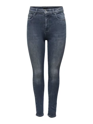 ONLY - ONLMILA HW SK ANK DNM BJ407 NOOS blue black denim - Gr. - 30