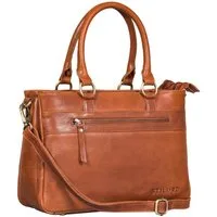 STILORD Handtasche "Frauke" Organisierte Leder Handtasche Damen Umhängetasche