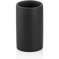 kela Zahnputzbecher Matsi, matte Optik, innen schwarz