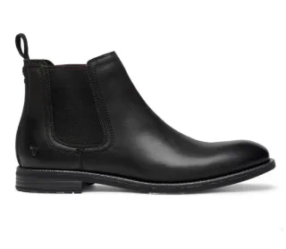 Windsorsmith Chelsea-Stiefeletten aus schwarzem Leder – Sergio