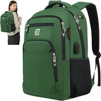 OKWISH Laptoprucksack Laptop Rucksäcke Schulrucksack Wasserbeständig Laptoptasche (Uni Tasche Businessrucksack Sportrucksack, Backpack mit Laptopfach, Anti-Diebstahl, mit USB-Anschluss), Herren Damen Jungen Teenager Arbeit Business Freizeit Reisen
