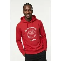 Jack & Jones Kapuzensweatshirt JJXMAS ONE COLOR FUNNY SWEAT HOOD